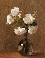 White Roses in a Vase