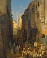 A Busy Street in Tangiers