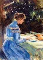 Young Woman in a Garden