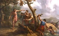 Aristippus and His Companions after Being Shipwrecked, Seeing Mathematical Diagrams....
