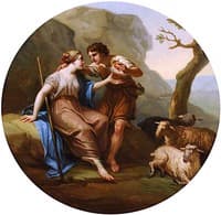 Daphnis Giving an Apple to Chloe