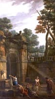 Fountain with Women Washing Clothes