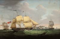 The Ship "Harriet" Signalling for a Pilot off Dover