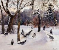 Landscape with Crows