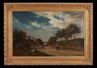 Country Path with Figures