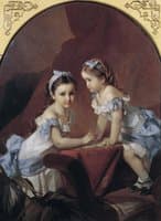 Portrait of Liza and Natasha Arapoff
