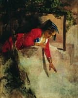 Italian Woman on the Balcony