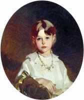 Portrait of Countess A.S. Sheremetev as a Child