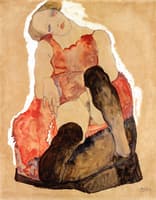 Girl with Black Stockings
