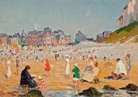 Beach at Treport, Summer Day