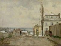 City Street in Winter