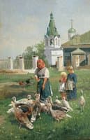 Feeding the Turkeys