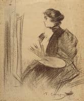 Woman Painting