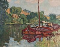 Barges on the Oise