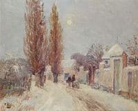 Lane with Snow
