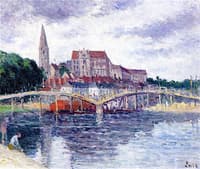 The Yonne and the Cathedral of Auxerre
