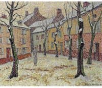 Melun with Snow