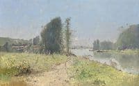 The River L'Yonne, Burgundy