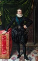 Henry IV, King of France in Black Dress