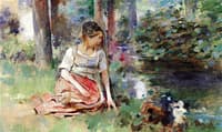 Woman with Ducks