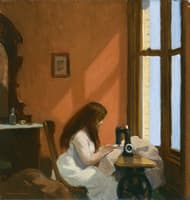 Girl at Sewing Machine