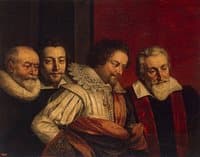 Group Portrait of Four Members of the Paris Council