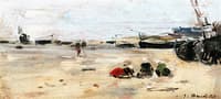 Merck, The Beach at Low Tide (study)
