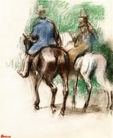 Horseman and Horsewoman