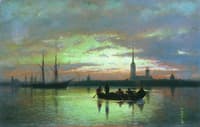 Moonlit Night in St. Petersburg