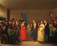 Rustic Dance After a Sleigh Ride