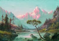 A Mountain Landscape