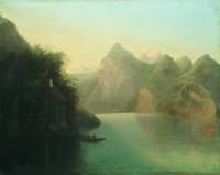 Mountain Landscape with Lake