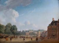 The Korte Vijverberg in The Hague, viewed from the Plaats