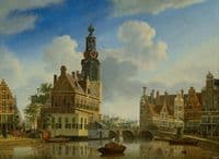 Mint Tower viewed from Singel, Amsterdam