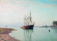 Ship by the Coast