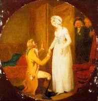 Young Marlow and Miss Hardcastle (from Oliver Goldsmith's 'She Stoops to Conquer', Act V, Scene 3)