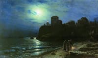 Moonlit Night on the Sea