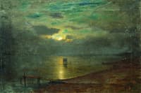 Moonlit Night on the Sea