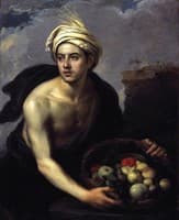 Young Man with a Basket of Fruit (Personification of Summer)