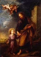 Saint Joseph Leading the Christ Child