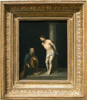Christ at the Column with Saint Peter
