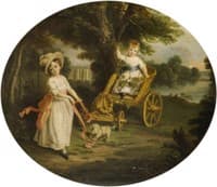 The O’Neill Boys with a Chariot in the Grounds of Shane’s Castl