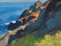 Rocky Shore and Sea
