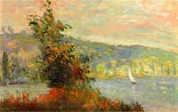 Sailboat on the Seine near Rouen