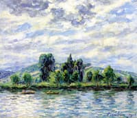 Banks of the Yonne, the Effect of Sunlight