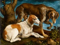 Two Hunting Dogs