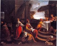 Jesus and His Disciples at Emmaus
