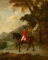 An Officer on Horseback