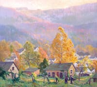Ozark Landscape with Houses