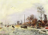 Skaters in Holland